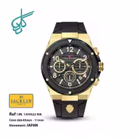 ساعت مردانه اسپرت اورجینال جَکلین مدل JN-1399523 موتور کوارتز ژاپن کیفیت عالی رنگ ثابت سایز 43 میلیمتر کرنوگراف کد 1924781