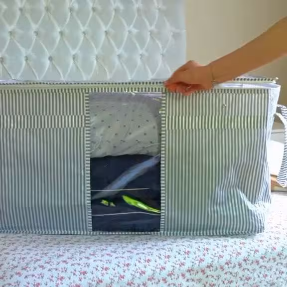 اورگانایزر و نظم دهنده لباس پنجره دار سایز کوچک (بقچه لباس)