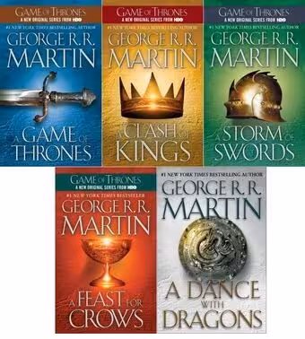 Game of Thrones Series Hardcover 1 – 5 ( پک کامل متن کامل جلد سخت بدون سانسور )