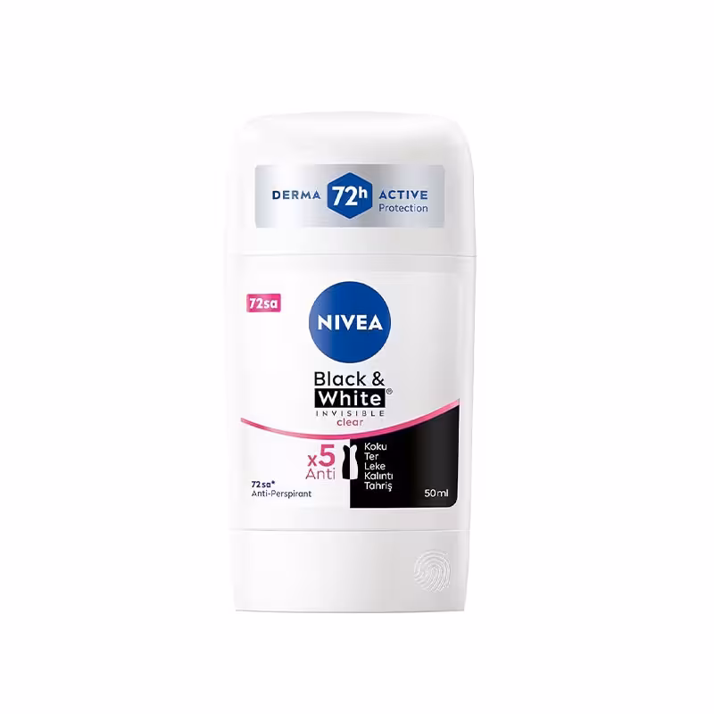 استیک ضد تعریق نیوآ مدل Black & White Invisible Clear وزن 50 گرم