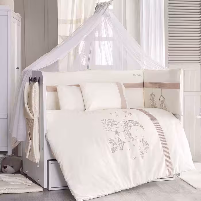 سرویس خواب هفت تکه پیرگاردین pierre cardinمدلdream in cream