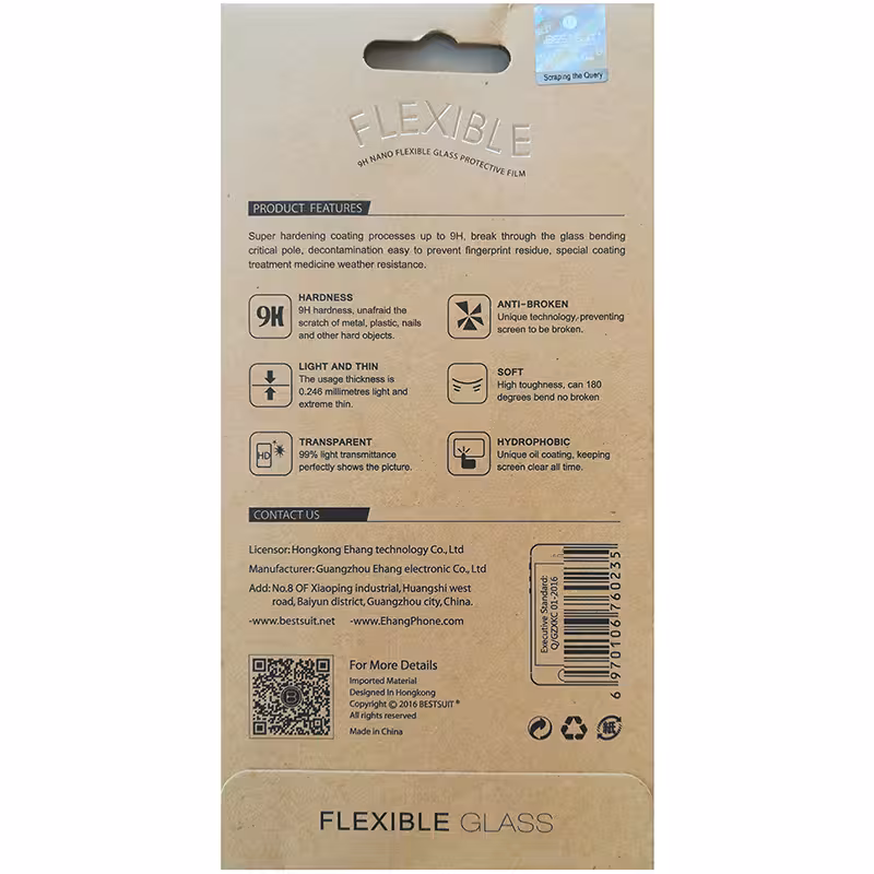 محافظ شیشه ای پشت آیفون BestSuit Apple iPhone 5-Back