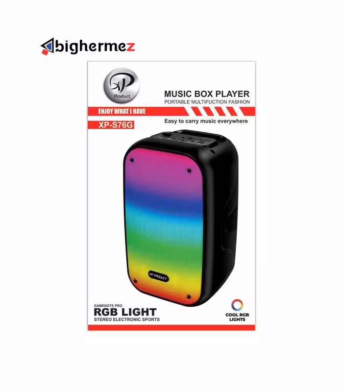 اسپیکر بلوتوث قابل حمل ایکس پی پروداکت مدل XP-S76G