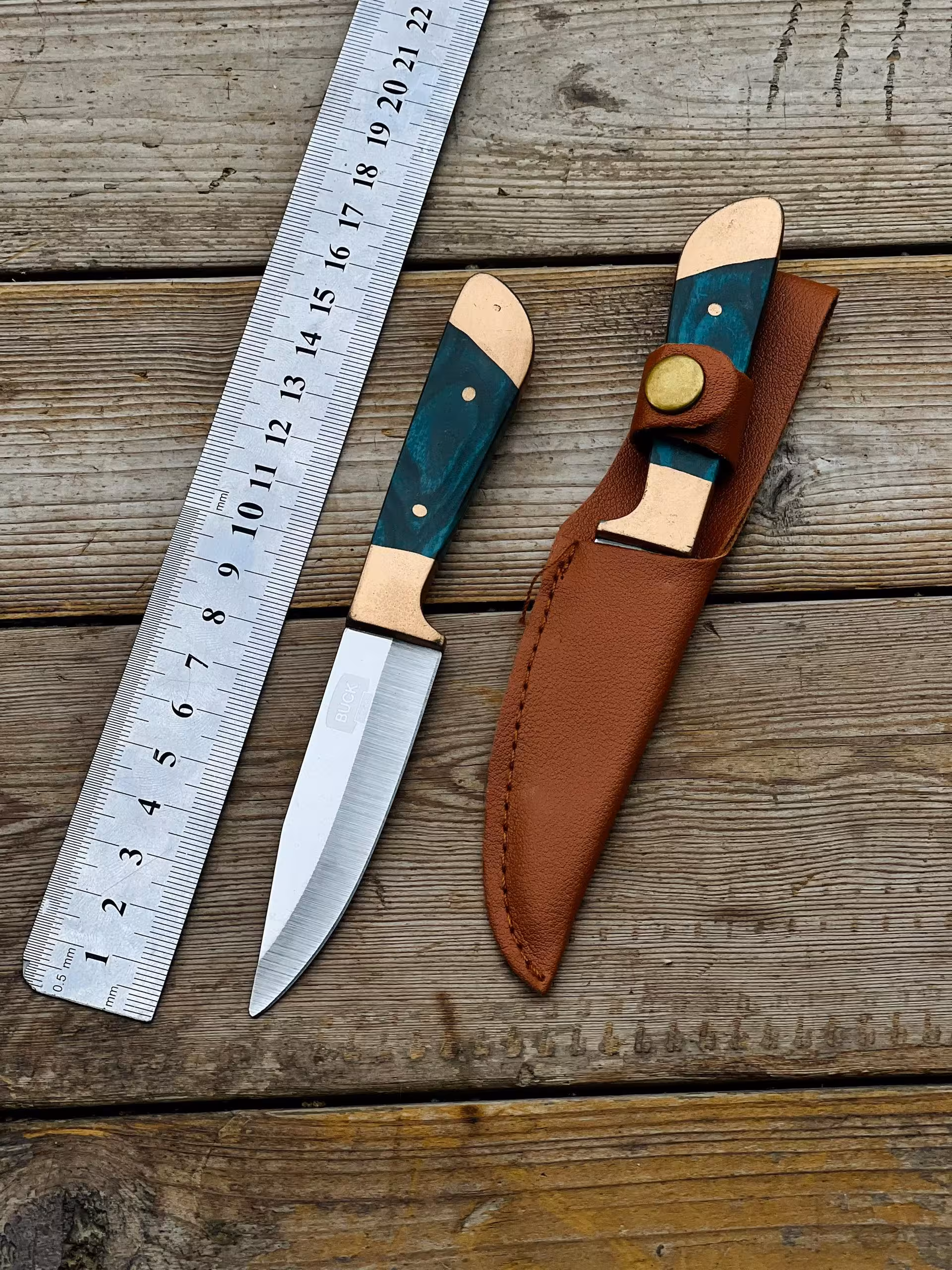 مینی کارد باک ضد زنگ بهمراه غلاف