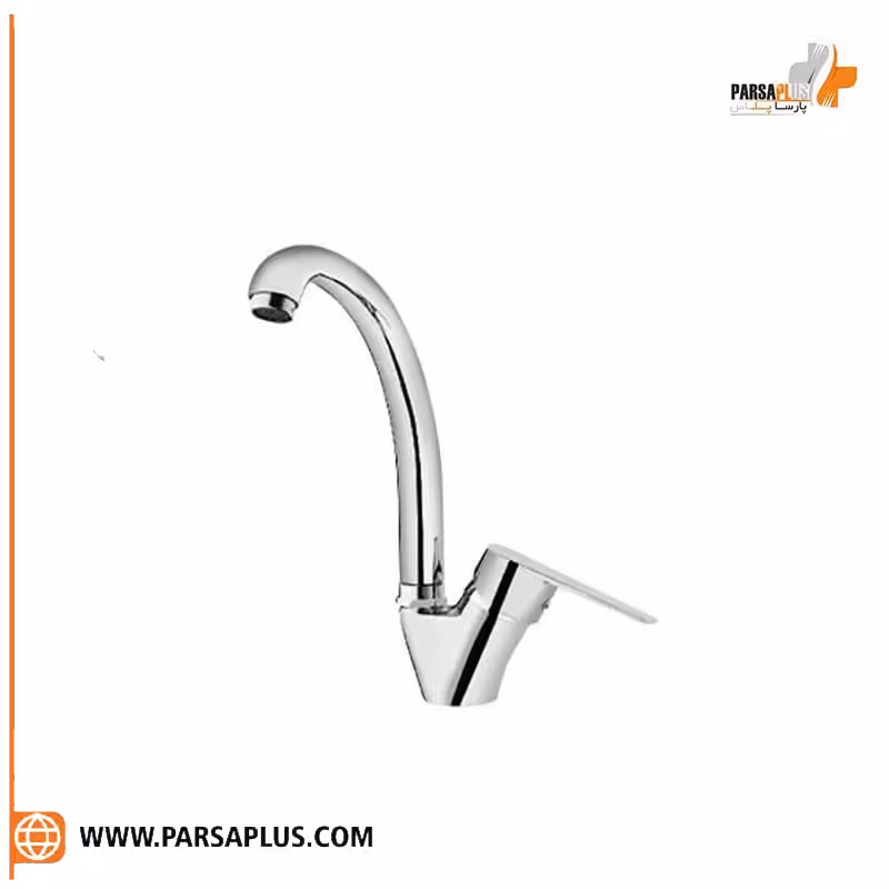 شیر ظرفشویی دوان مدل دیک کروم مات