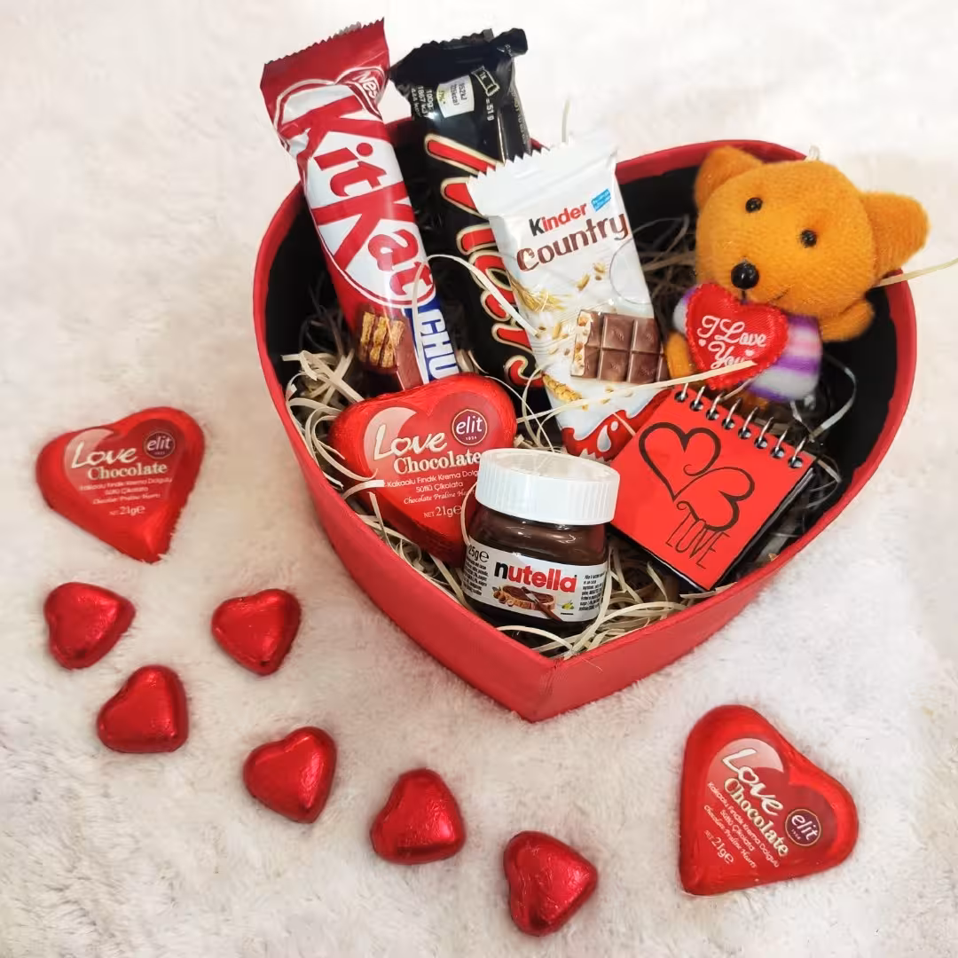 باکس ولنتاین خرس و خرگوش عاشق