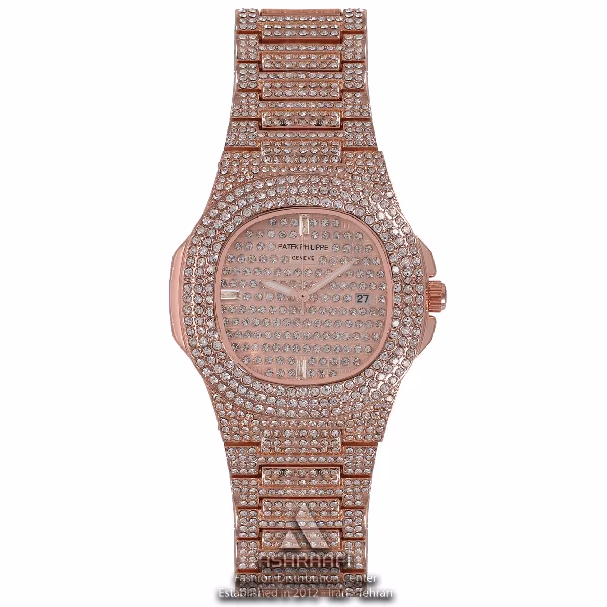 پتک فیلیپ نگین دار Patek Philippe Nautilus Full Diamond R