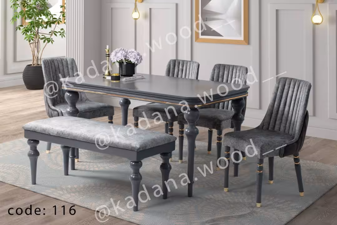 ست  ناهار خوری مدل دوقاب و نوارخور 6 نفره کد 116