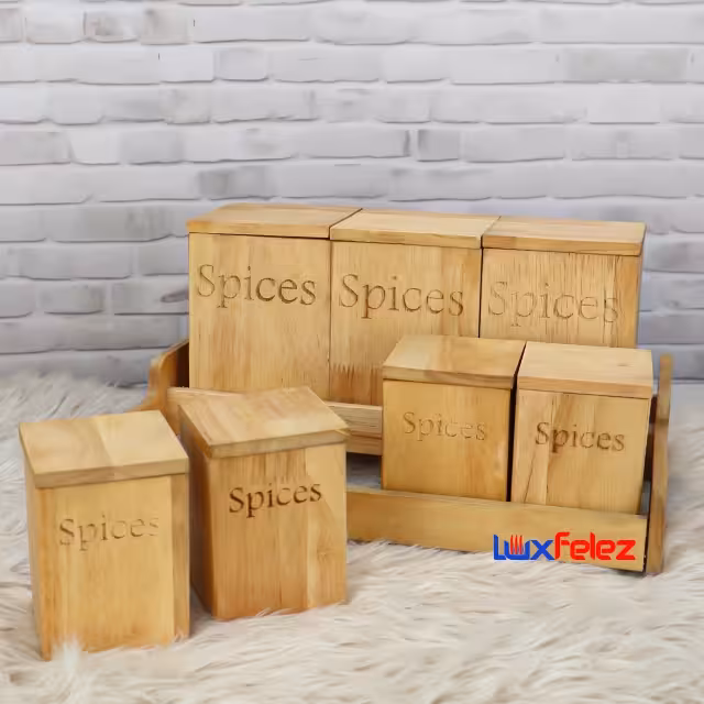 سرویس پاسماوری تمام چوب مدل 7 پارچه