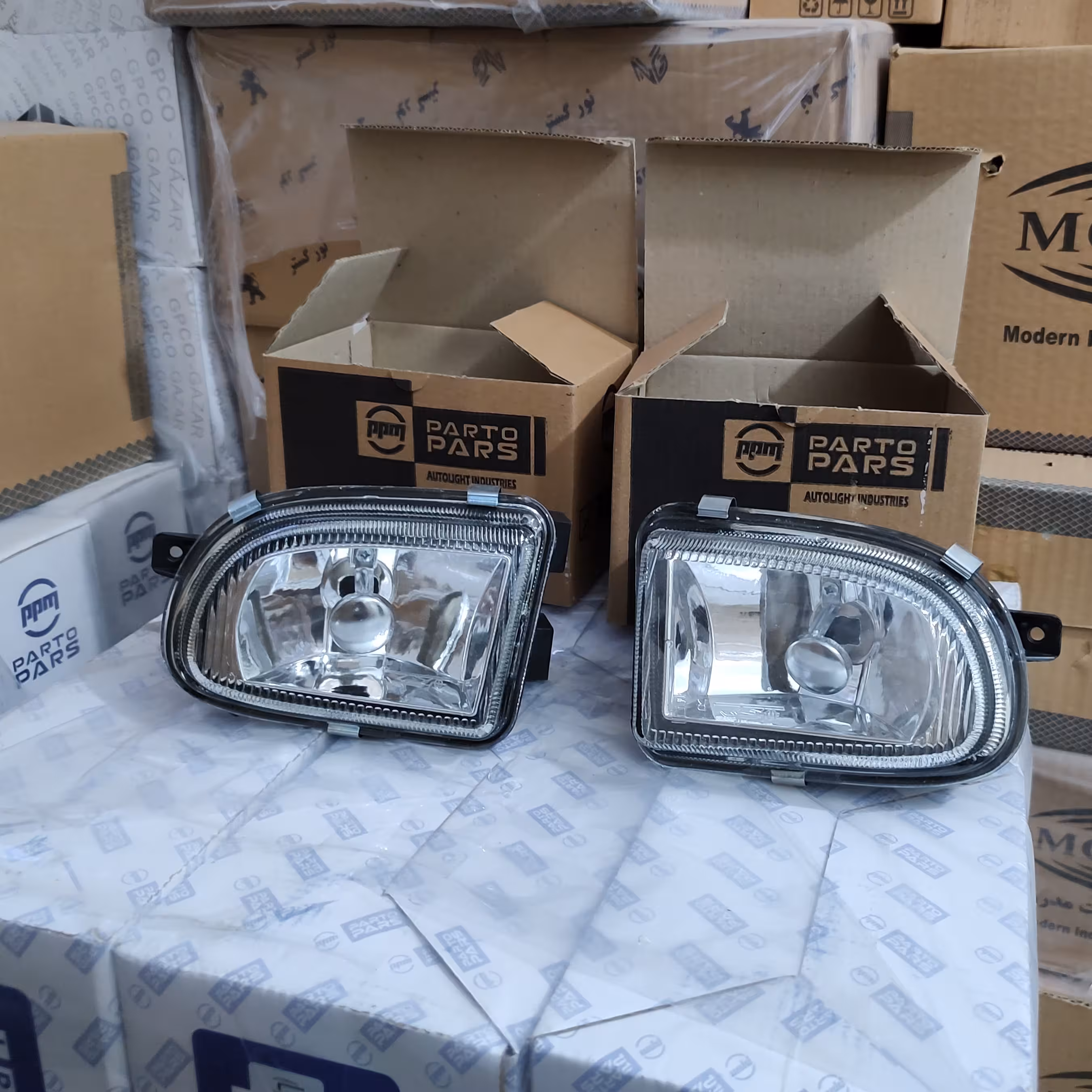 چراغ مه شکن جلو سمند فابریک جفتی