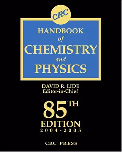 خرید و دانلود نسخه کامل کتاب CRC Handbook Chemistry and Physics, 85th Edition