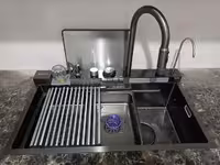 سینک پنج کلید دودی برند بلانکو