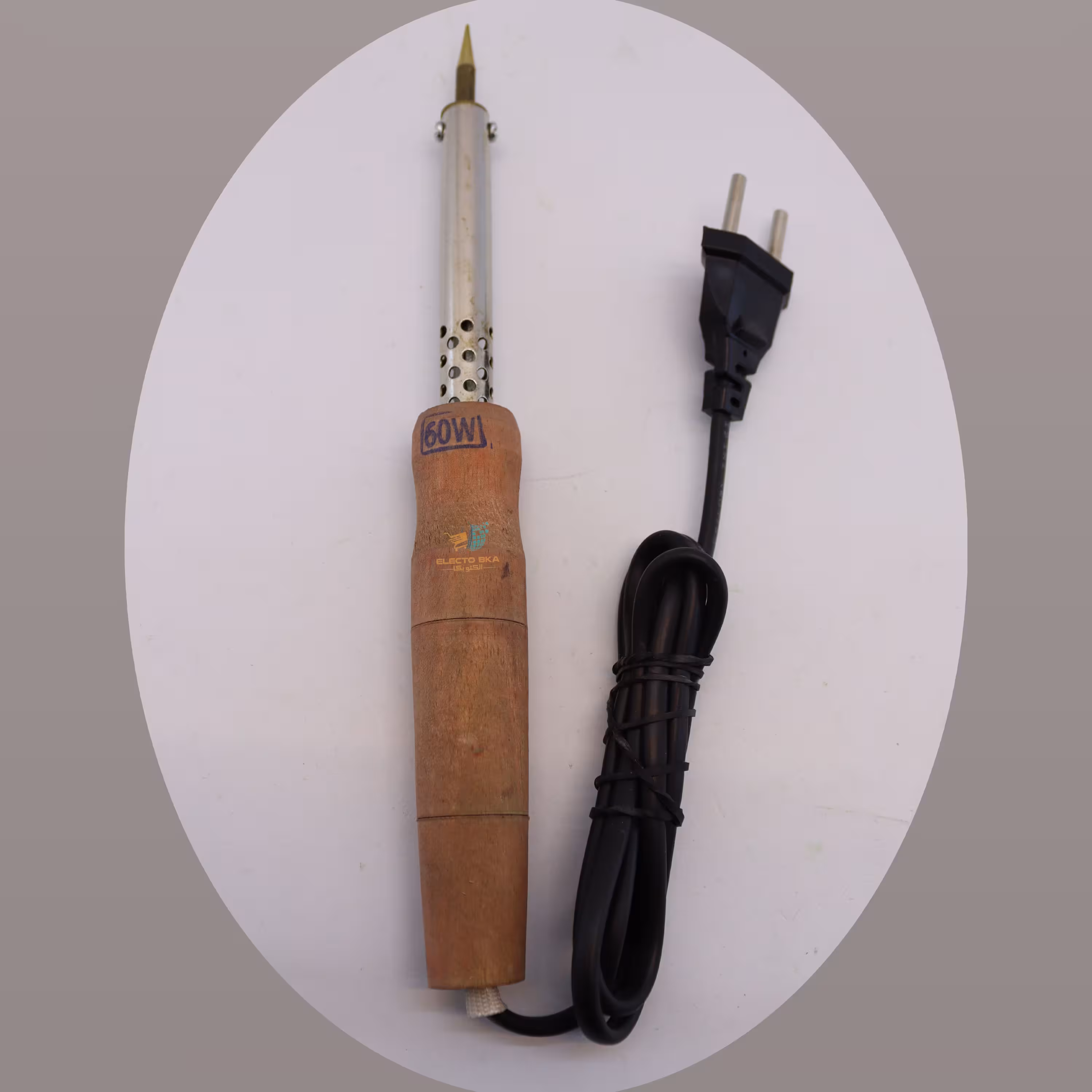 هویه 100 وات دسته چوبی - دستگاه لحیم  100 وات -فروش کلی هویه الکتوبکا 841