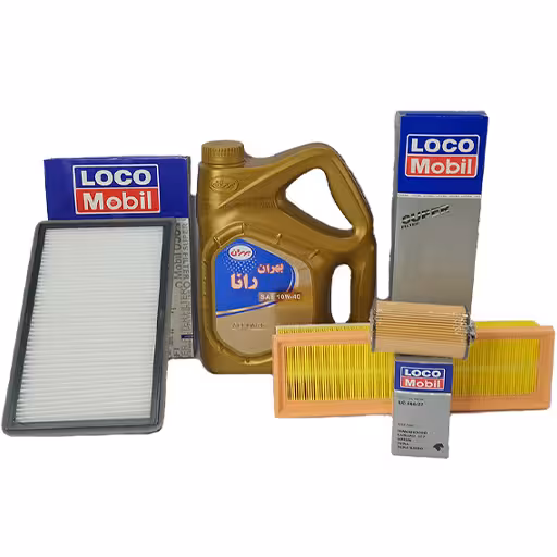 خرید پکیج تعویض روغن دنا EF7 بهران (استاندارد) | اتوموبی