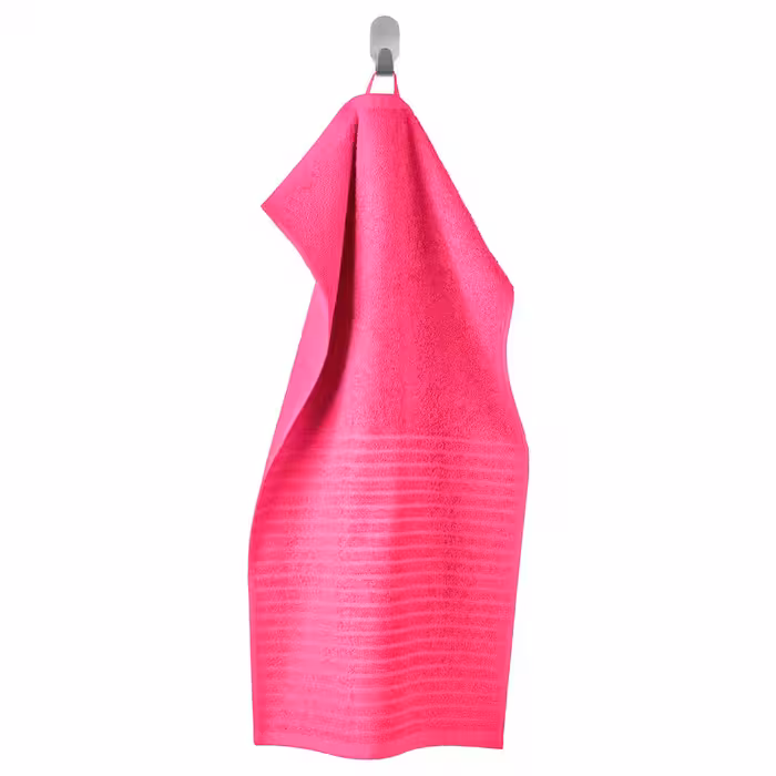 حوله حمام آیکیا مدل VAGSJON کد 805.710.91 سایز  70×40 سانتی متر، صورتی