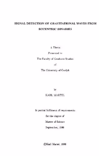 خرید و دانلود نسخه کامل کتاب Signal detection of gravitational waves from binaries