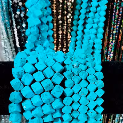 فیروزه مکعبی سایز8و10 کد22