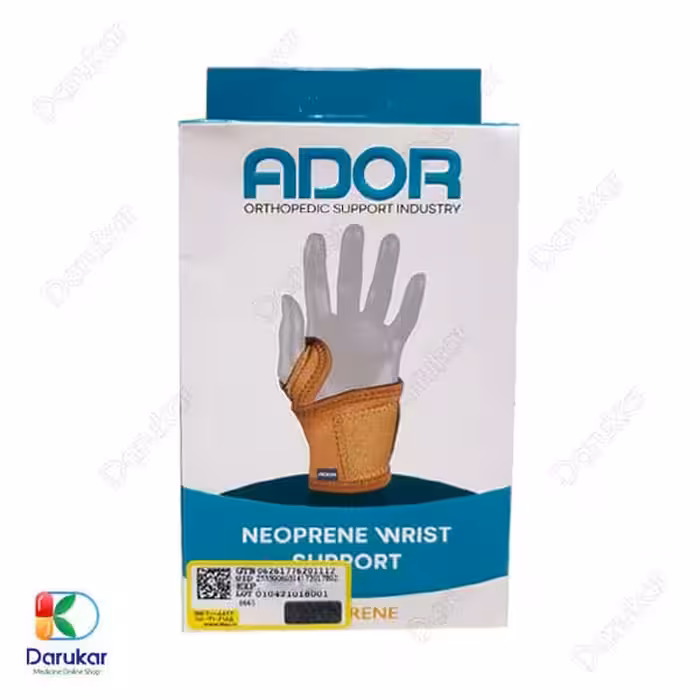 مچ بند قابل تنظیم نئوپرنی انگشتی فری سایز آدور