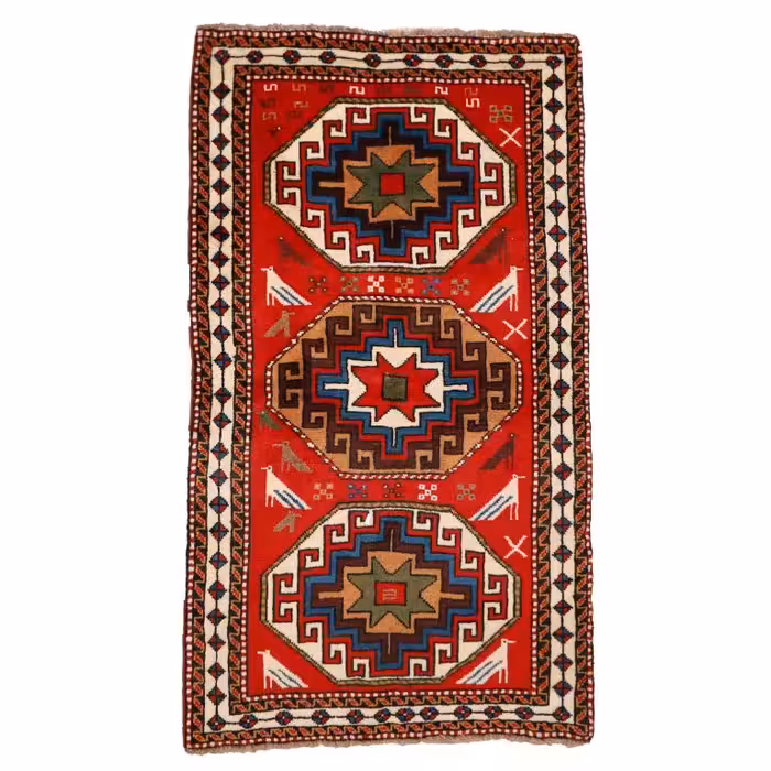 فرش دستباف دو متری طرح حوضی مدل خراسان