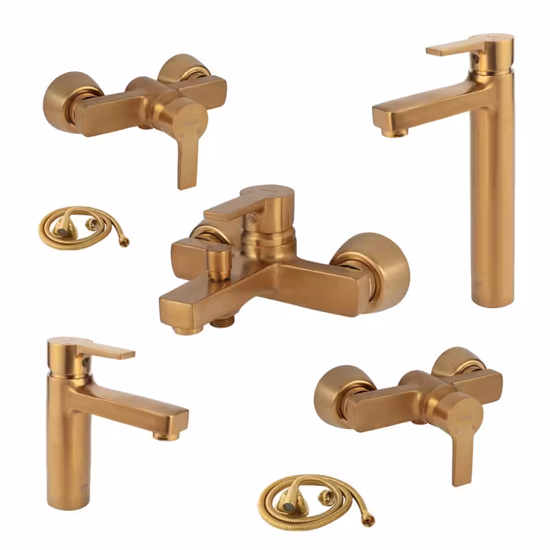 ست شیرآلات کسری مدل امگا مجموعه 7 عددی