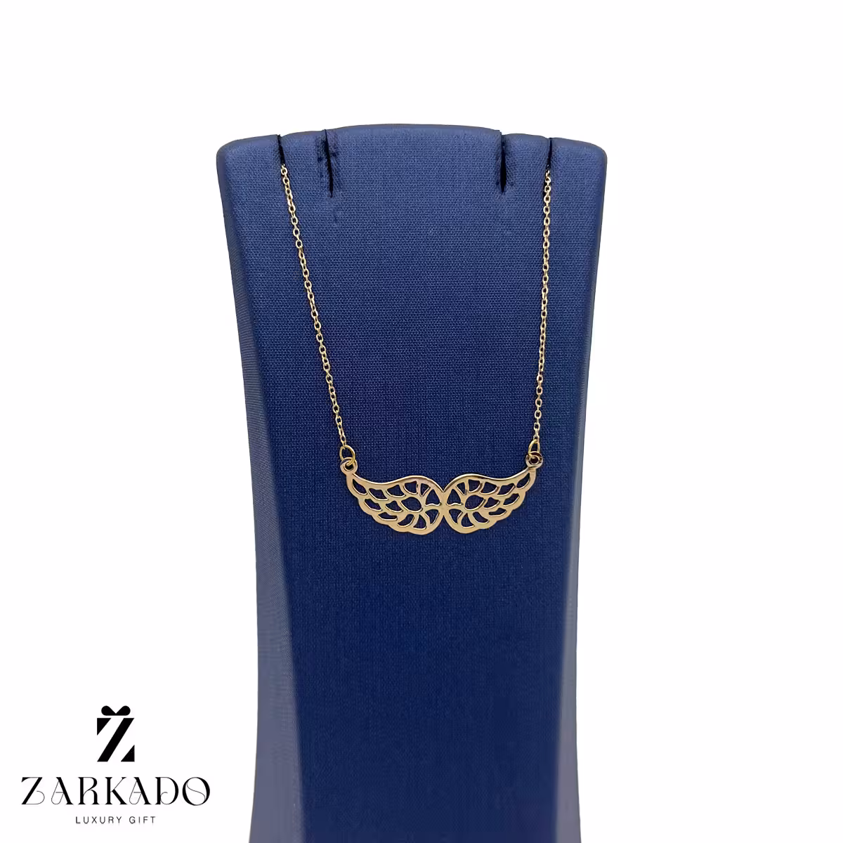 گردنبند طلا طرح بال فرشته کد N3870