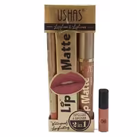 رژ لب مایع و مداد لب یوشاس USHAS شماره 06