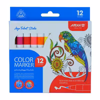 ماژیک رنگ آمیزی 12 رنگ آریا کد 9083