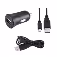 شارژر فندکی کارتخوان به همراه کابل نیوپوز 7210 – 5v/1a فیش مینی یو اس بی MINI USB