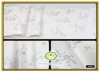 کاغذ دیواری آنجل گلدار آبی کد:9990