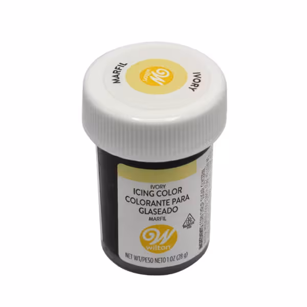 رنگ خوراکی ژله ای زرد عاج ( IVORY ) ویلتون