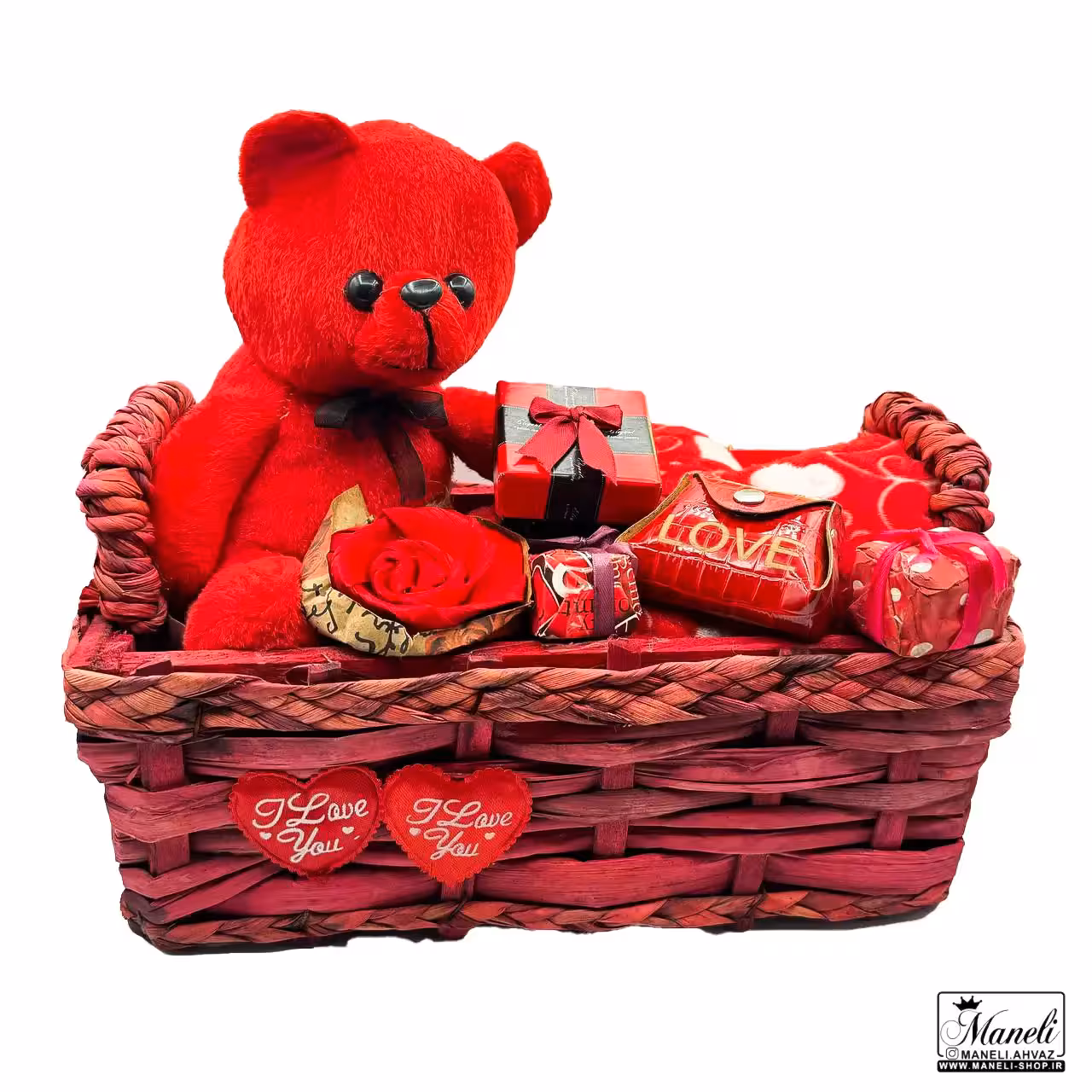 سبد خرس و هدیه ولنتاین | باکس کادویی جذاب و ارزان 140308