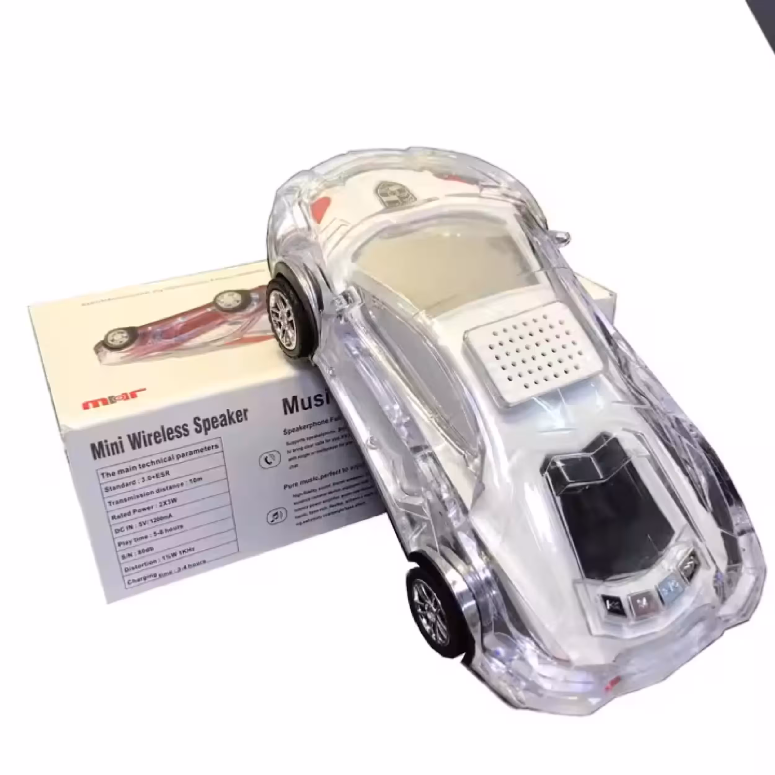 اسپیکر بلوتوثی قابل حمل مدل MLL-63 طرح ماشین