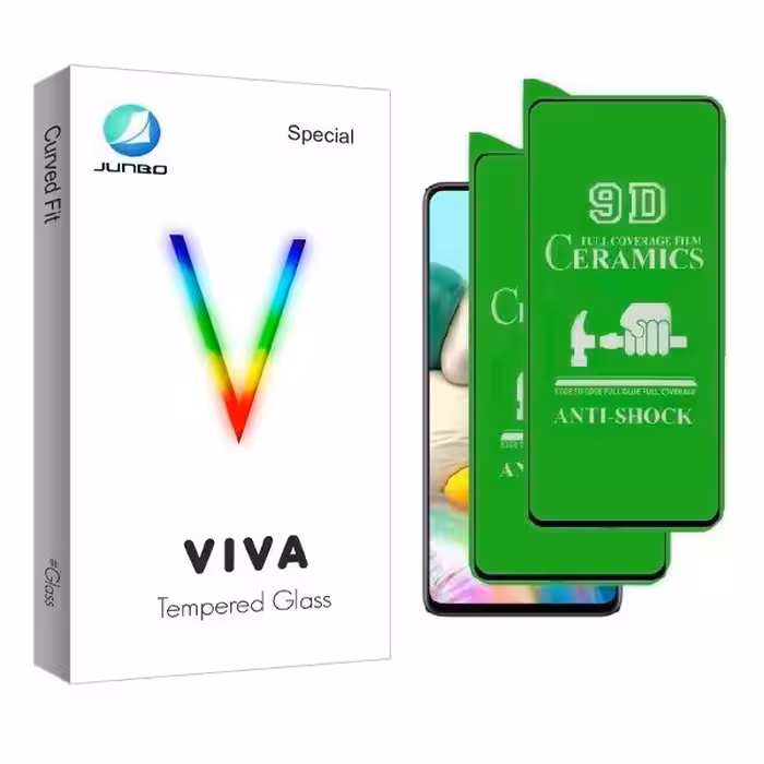 محافظ صفحه نمایش جانبو مدل CR مناسب برای گوشی موبایل سامسونگ Galaxy A21s بسته 2عددی