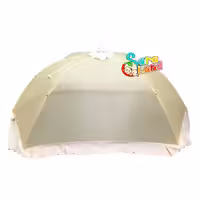 پشه بند چتری کودک رنگ خردلی