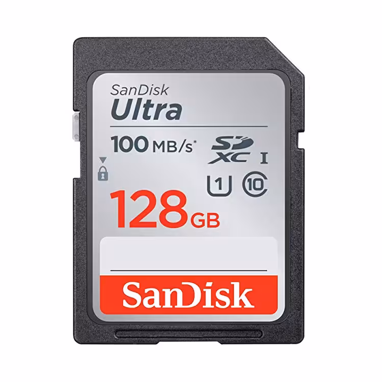 کارت حافظه سندیسک SanDisk 128GB Ultra SDHC UHS-I 100MB/s Memory Card