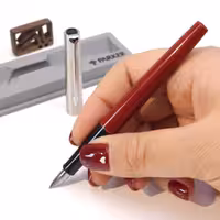 خودنویس پارکر نیمه استیل ژوتر زرشکی PARKER Jotter red