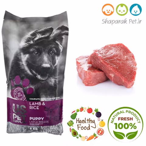 غذای توله سگ یو اس پت – نژاد بزرگ