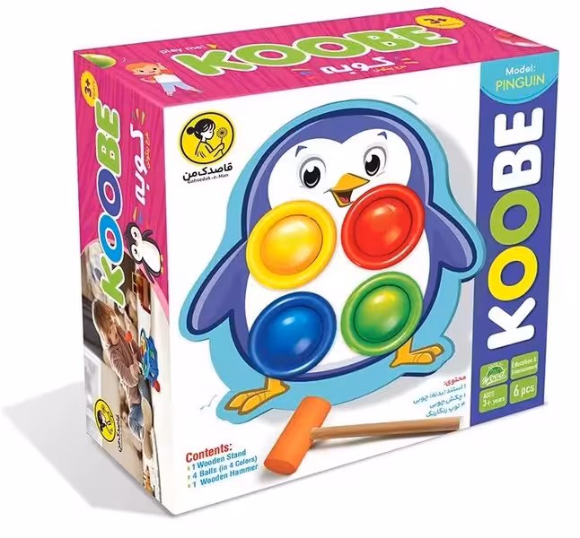 بازی فکری کوبه طرح پنگوئن - کتاب‌فروشی کوچه کتاب