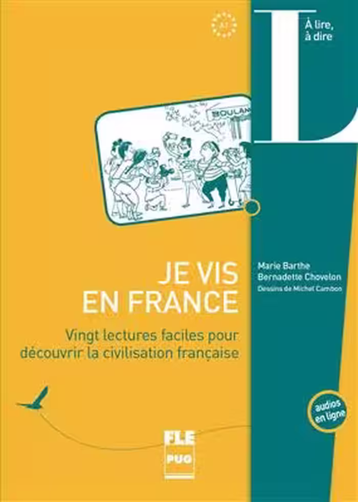 دانلود کتاب JE VIS EN FRANCE A1   MP3