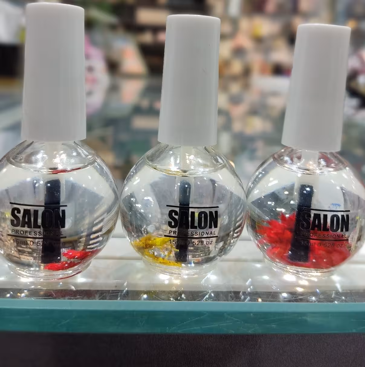 روغن کوتیکول ناخن 15 میل گلدار سالن Salon