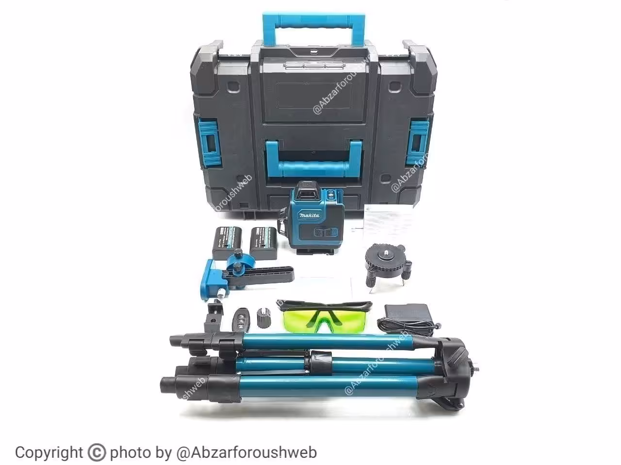 تراز لیزری 360 درجه نور سبز طرح ماکیتا 4D