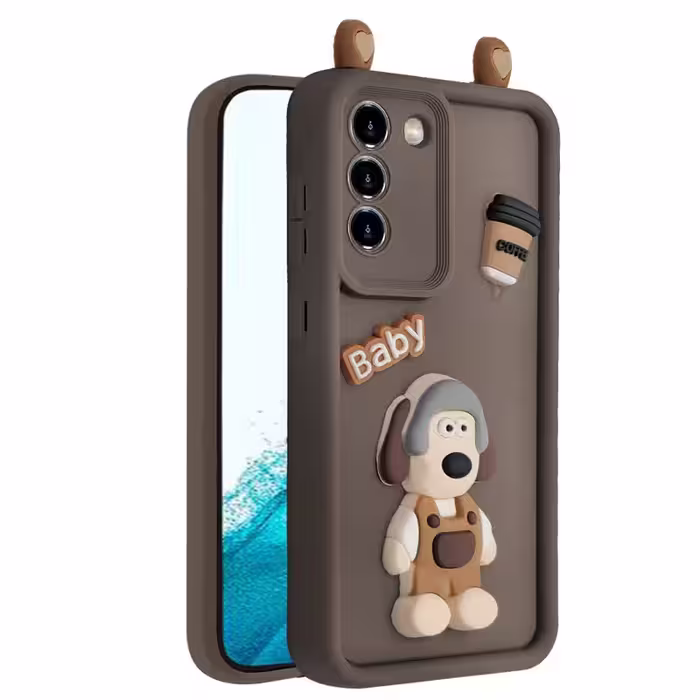 کاور فانتزی مدل KittyDog مناسب برای گوشی موبایل سامسونگ Galaxy S21 FE