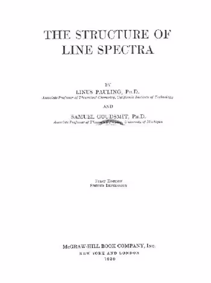 خرید و دانلود نسخه کامل کتاب The Structure of Line Spectra