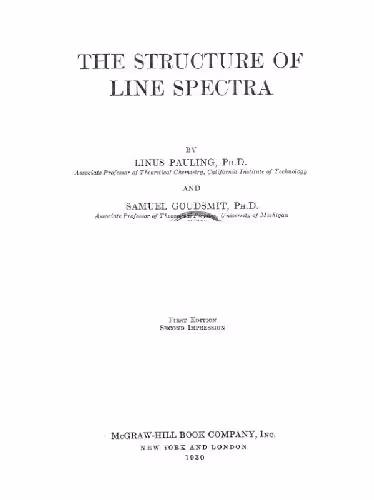 خرید و دانلود نسخه کامل کتاب The Structure of Line Spectra