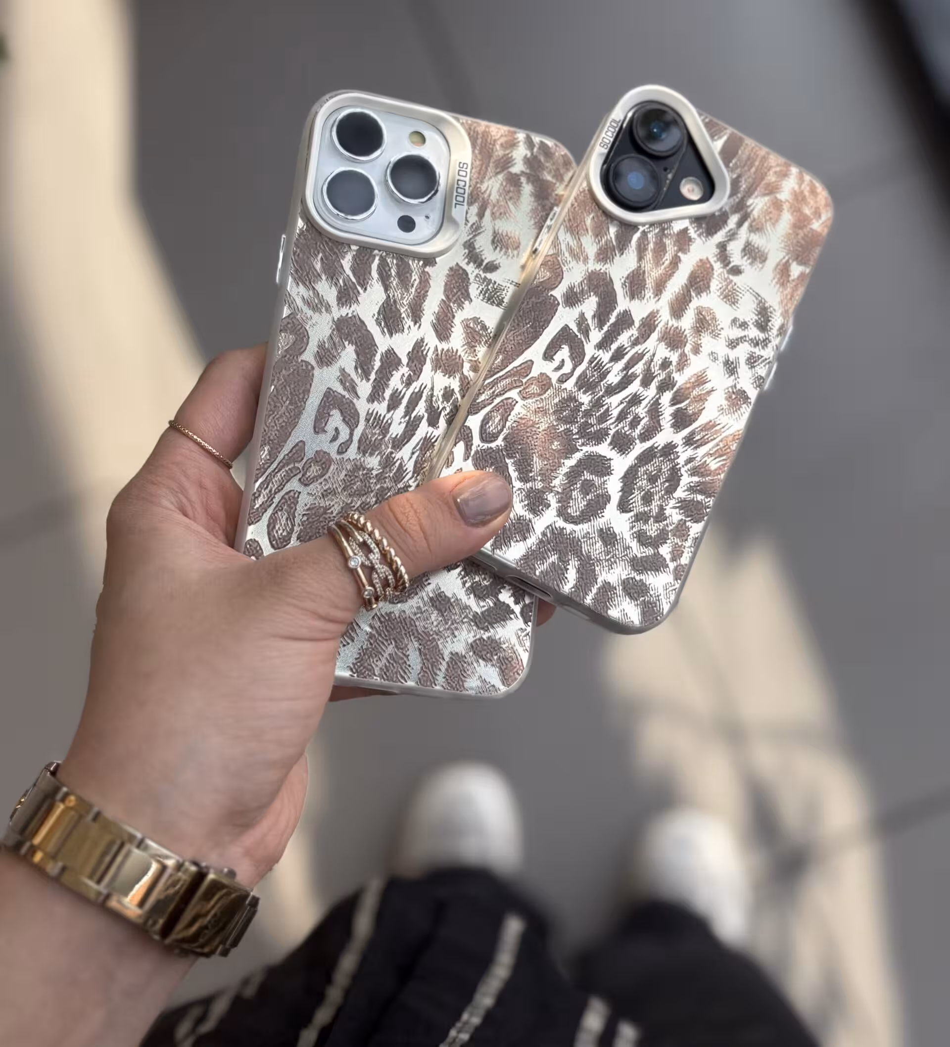 قاب سوکول طرح پلنگی