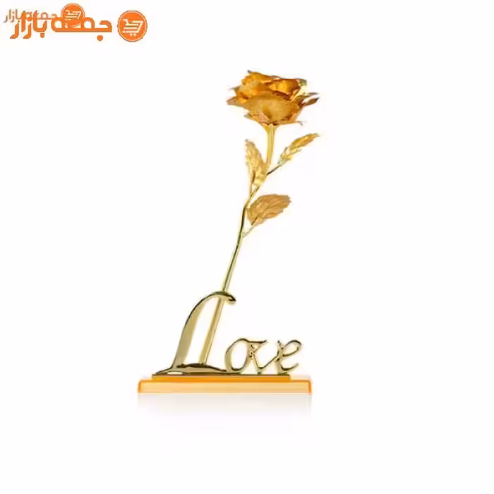 گل رز طلایی پایه دار لاو