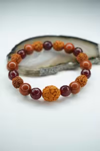 دستبندعقیق دانه اناری مرجان ورودراکشا کد310202