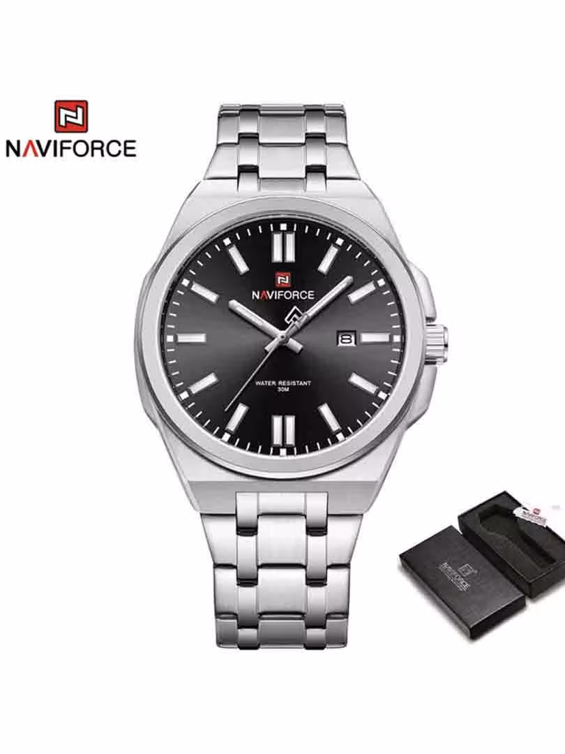 ساعت مچی عقربه ای مردانه نیوی فورس Naviforce NF 9226 S/B/S