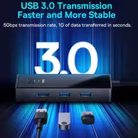 هاب 5 پورت USB-C بیسوس مدل WKJZ010113