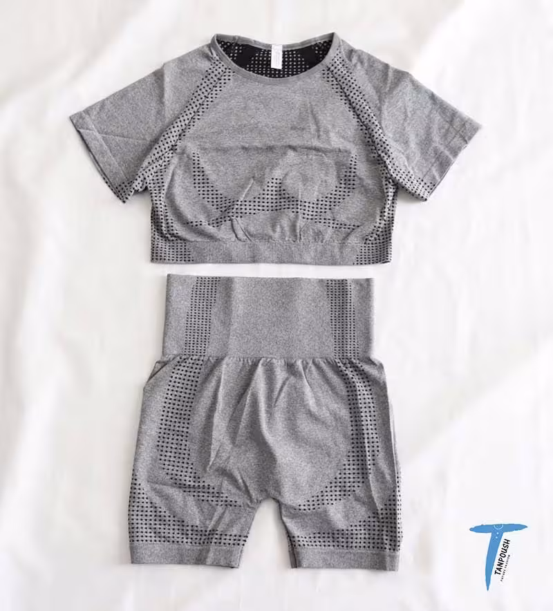 ست نیم تنه و شورت پادار کد U08